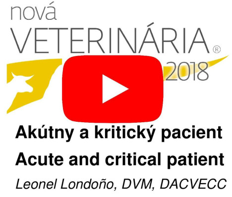 Akútny a kritický pacient/Acute and Critical Patient, Nová Veterinária 2018 NV2018 videoprednasky2