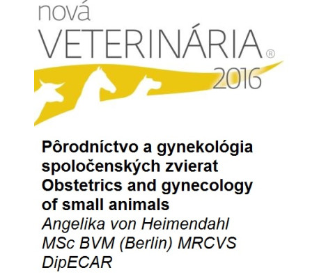 Pôrodníctvo a gynekológia spoločenských zvierat/ Obstetrics and gynecology of small animals - Nová Veterinária 2016 Veterinaria 2016 logo video