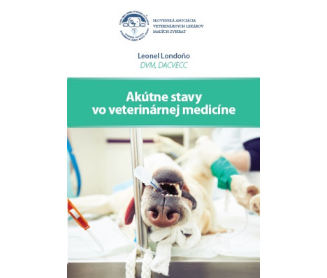Akútne stavy vo veterinárnej medicíne, 2018 kniha cover