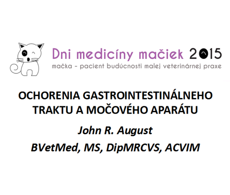 OCHORENIA GASTROINTESTINÁLNEHO TRAKTU A MOČOVÉHO APARÁTU MAČIEK, Senec 2015 obr